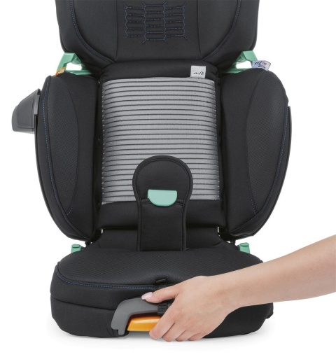 FOLD&GO I-SIZE AIR Chicco 100-150cm 3lata+ fotelik samochodowy - BLACK AIR