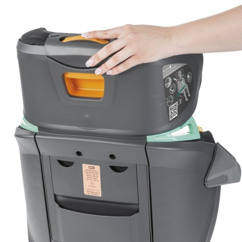 FOLD&GO I-SIZE AIR Chicco 100-150cm 3lata+ fotelik samochodowy - BLACK AIR