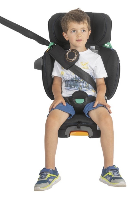 FOLD&GO I-SIZE AIR Chicco 100-150cm 3lata+ fotelik samochodowy - BLACK AIR