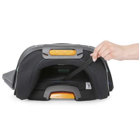 FOLD&GO I-SIZE AIR Chicco 100-150cm 3lata+ fotelik samochodowy - INDIA INK AIR