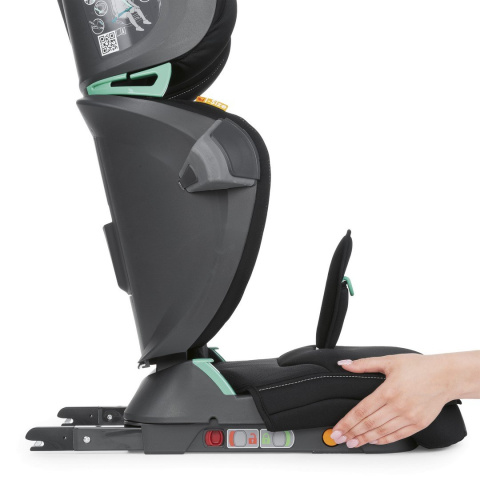 FOLD&GO I-SIZE Chicco 100-150cm 3lata+ fotelik samochodowy - BLACK