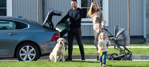 LUCKY BabySafe 2w1 wózek głęboko-spacerowy do 22 kg - Grey