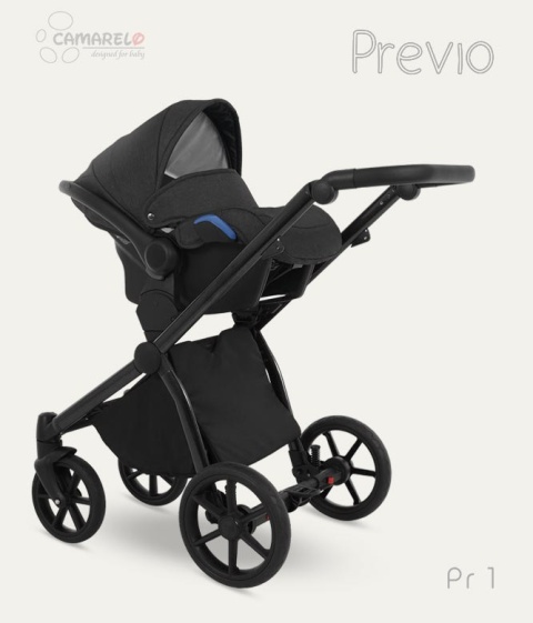 PREVIO Camarelo 3w1 wózek wielofunkcyjny z fotelikiem KITE 0-13kg Polski Produkt kolor - PR 1