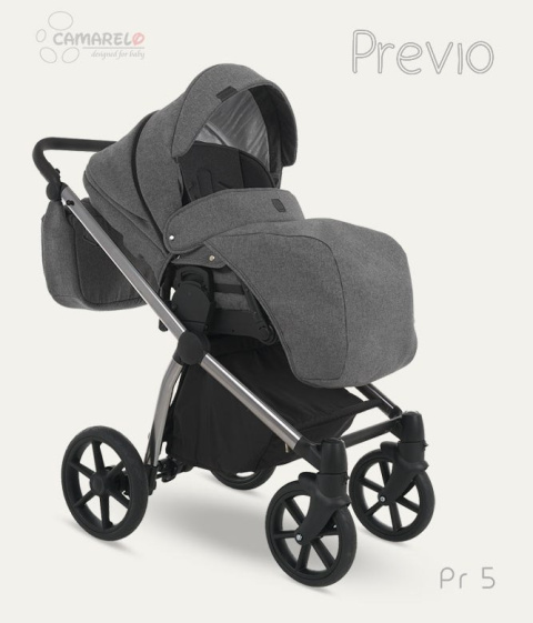 PREVIO Camarelo 3w1 wózek wielofunkcyjny z fotelikiem KITE 0-13kg Polski Produkt kolor - PR 5