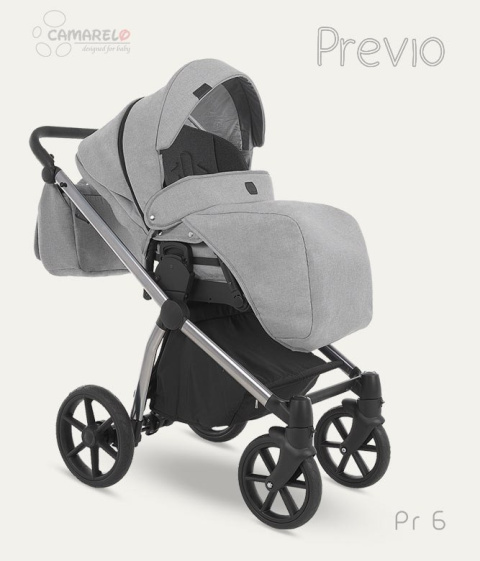 PREVIO Camarelo 3w1 wózek wielofunkcyjny z fotelikiem KITE 0-13kg Polski Produkt kolor - PR 6