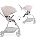 HAUCK COLIBRI Ultralekki wózek spacerowy 6,9 kg ładowność do 25 kg - MELANGE BEIGE