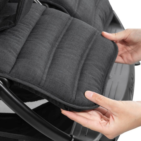 HAUCK UPTOWN DUO Podwójny wózek spacerowy - MELANGE BLACK