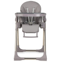 BENTO Kidwell Krzesełko do karmienia 6m+ do 15kg - GRAY/CHROME