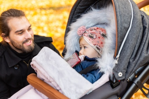 INDIANA Sensillo śpiworek z polarem - Grey