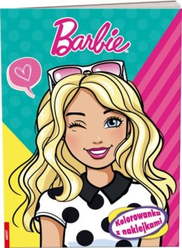 Książka Barbie. Kolorowanka z naklejkami NA-1109 AMEET