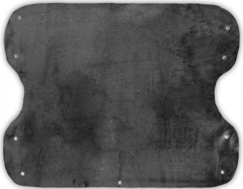 Sensillo Olaf mufka polarowa podwójna - CZARNY ROZETY