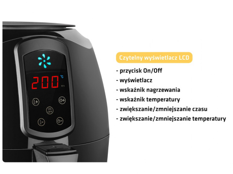 ZEEGMA KNAPPER Frytkownica beztłuszczowa 1400 W