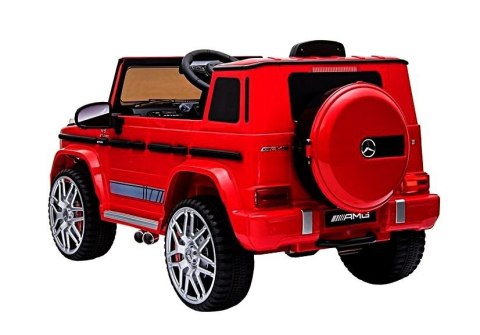 Auto na akumulator Mercedes G63 Czerwony Lakier BBH-002