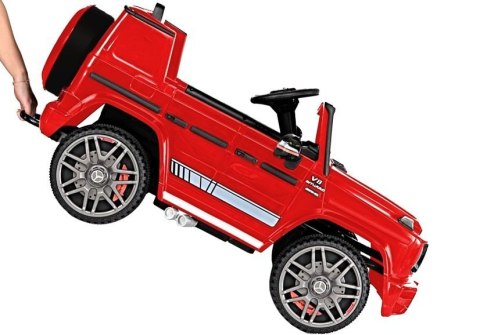 Auto na akumulator Mercedes G63 Czerwony Lakier BBH-002