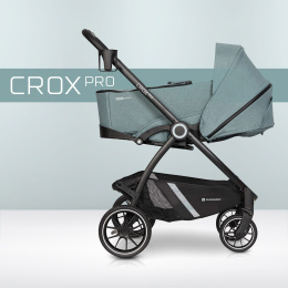 CROX PRO Euro-Cart 2w1 wózek wielofunkcyjny do 22 kg z miękką gondolą - Mineral
