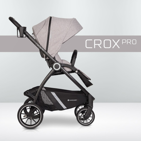 CROX PRO Euro-Cart 2w1 wózek wielofunkcyjny do 22 kg z miękką gondolą - Pearl