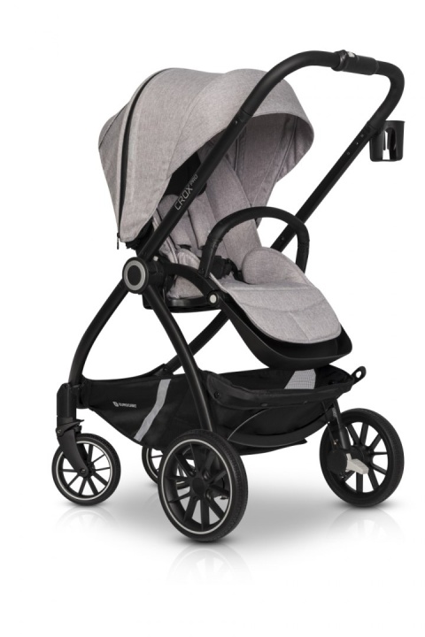 CROX PRO Euro-Cart 2w1 wózek wielofunkcyjny do 22 kg z miękką gondolą - Pearl