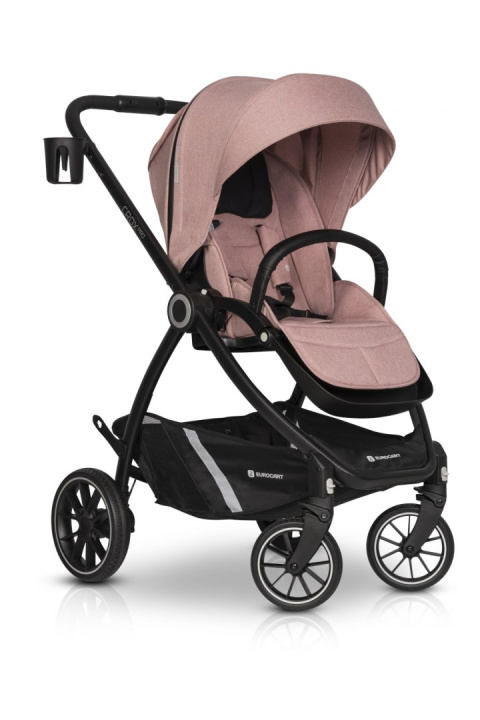 CROX PRO Euro-Cart 2w1 wózek wielofunkcyjny do 22 kg z miękką gondolą - Rose
