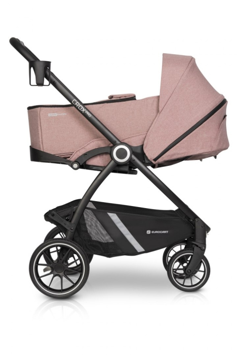 CROX PRO Euro-Cart 2w1 wózek wielofunkcyjny do 22 kg z miękką gondolą - Rose