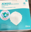 Maseczka FFP2 z filtrem KN95 95% Maska Zhejiang 4-WARSTWY CE