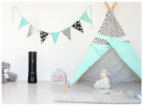 ZEEGMA VERS ION BLACK Nawilżacz powietrza Higrometr Jonizacja