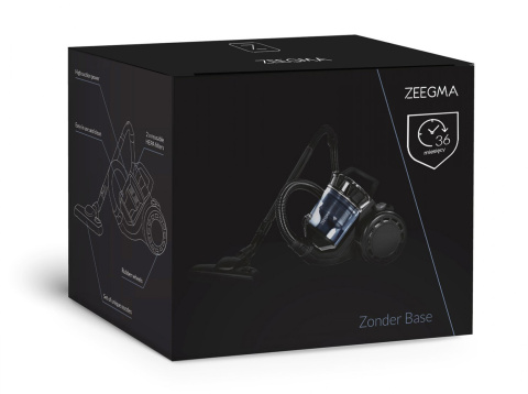 ZEEGMA ZONDER BASE Odkurzacz bezworkowy z turboszczotką
