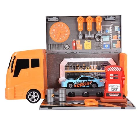 DUŻY warsztat dla dzieci narzędzia ciężarówka