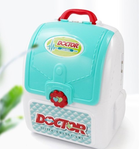 DUŻY ZESTAW LEKARSKI MAŁY LEKARZ DOKTOR W WALIZCE PLECAKU 837 008-965A