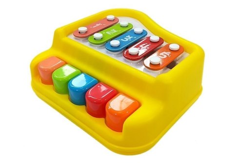 Pianinko Cymbałki Czerwone Instrument Dla Dzieci Niemowląt