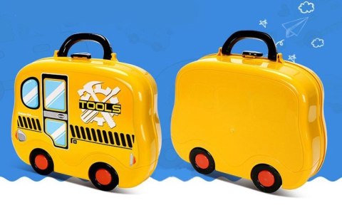 Warsztat z narzędzami w walizce na kołach