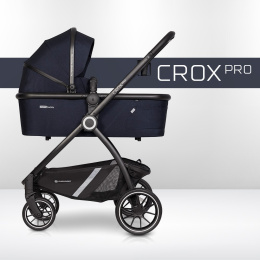 CROX PRO Euro-Cart 2w1 wózek wielofunkcyjny z twardą gondolą do 22 kg - Cosmic Blue