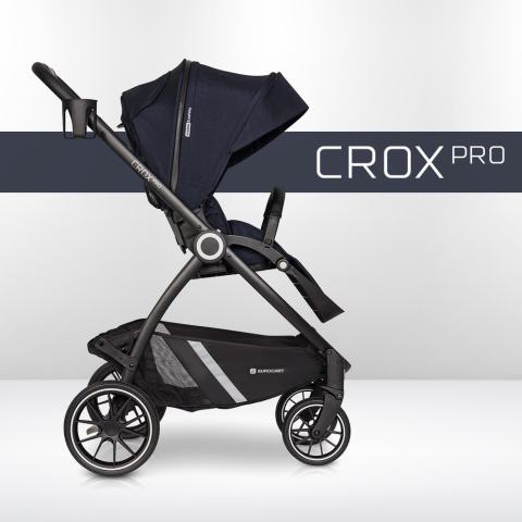 CROX PRO Euro-Cart 2w1 wózek wielofunkcyjny z twardą gondolą do 22 kg - Cosmic Blue