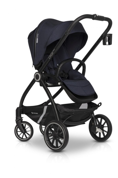 CROX PRO Euro-Cart 2w1 wózek wielofunkcyjny z twardą gondolą do 22 kg - Cosmic Blue