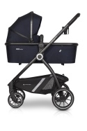 CROX PRO Euro-Cart 2w1 wózek wielofunkcyjny z twardą gondolą do 22 kg - Cosmic Blue