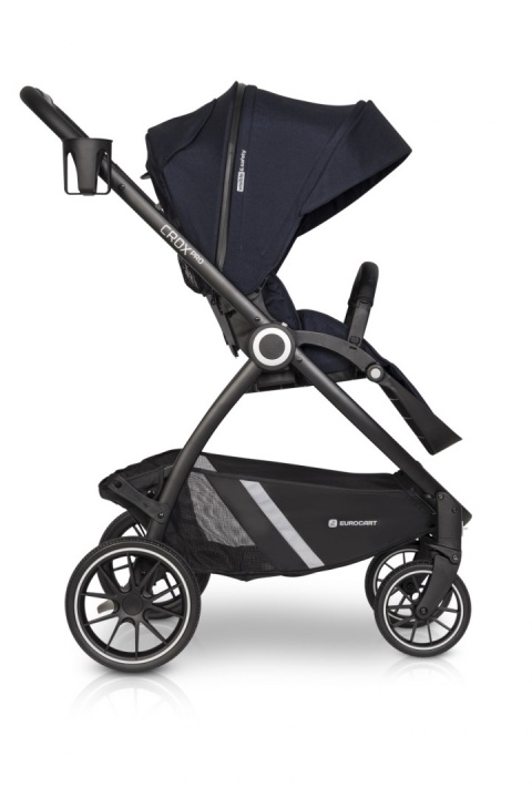 CROX PRO Euro-Cart 2w1 wózek wielofunkcyjny z twardą gondolą do 22 kg - Cosmic Blue