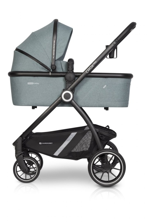 CROX PRO Euro-Cart 2w1 wózek wielofunkcyjny z twardą gondolą do 22 kg - Mineral