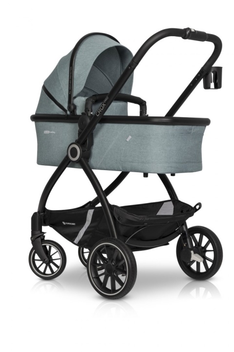 CROX PRO Euro-Cart 2w1 wózek wielofunkcyjny z twardą gondolą do 22 kg - Mineral
