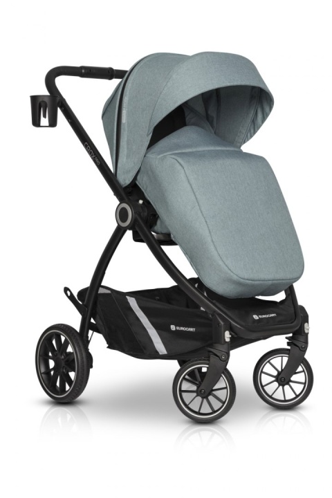 CROX PRO Euro-Cart 2w1 wózek wielofunkcyjny z twardą gondolą do 22 kg - Mineral