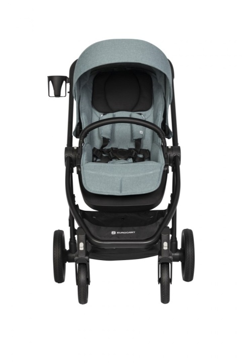 CROX PRO Euro-Cart 2w1 wózek wielofunkcyjny z twardą gondolą do 22 kg - Mineral