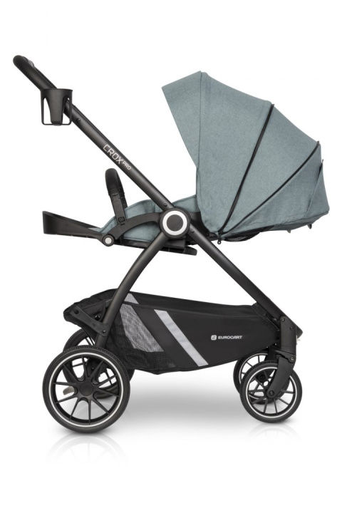 CROX PRO Euro-Cart 2w1 wózek wielofunkcyjny z twardą gondolą do 22 kg - Mineral
