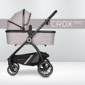 CROX PRO Euro-Cart 2w1 wózek wielofunkcyjny z twardą gondolą do 22 kg - Pearl