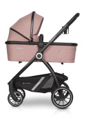 CROX PRO Euro-Cart 2w1 wózek wielofunkcyjny z twardą gondolą do 22 kg - Rose