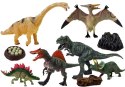 Dinozaury Duży Zestaw Figurek 7 sztuk z Akcesoriami