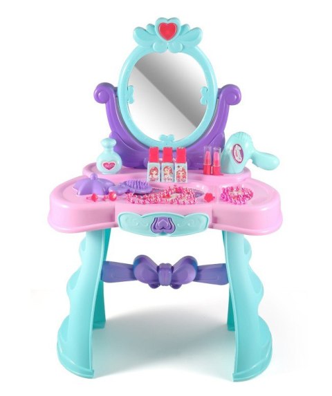 TOALETKA DLA DZIEWCZYNKI DUŻA Z LUSTREM LED DŹWIĘK 008-937