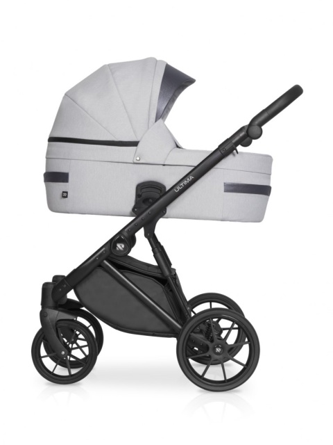 RIKO ULTIMA ULTRA LIGHT 3w1 Wózek wielofunkcyjny z ultralekką gondolą i fotelikem 0-13 kg - 01 GREY FOX