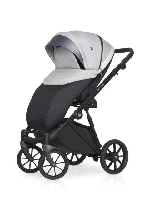 RIKO ULTIMA ULTRA LIGHT 3w1 Wózek wielofunkcyjny z ultralekką gondolą i fotelikem 0-13 kg - 01 GREY FOX