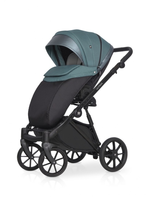 RIKO ULTIMA ULTRA LIGHT 3w1 Wózek wielofunkcyjny z ultralekką gondolą i fotelikem 0-13 kg - 03 LAGOON