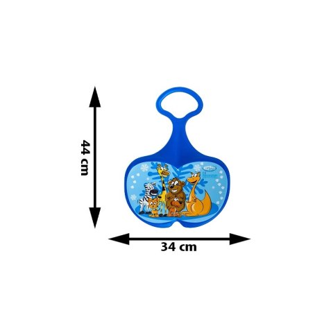 Mochtoys Jabłuszko do Zjeżdżania Ślizg Zjazd Granatowe