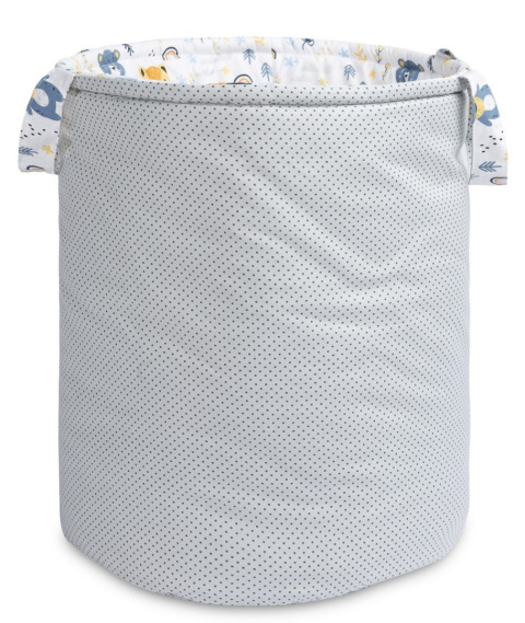 Bawełniany kosz na zabawki Sensillo - PRZYJACIELE Z LASU