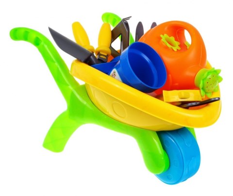 Duży zestaw ogrodnika Taczki 17 el.